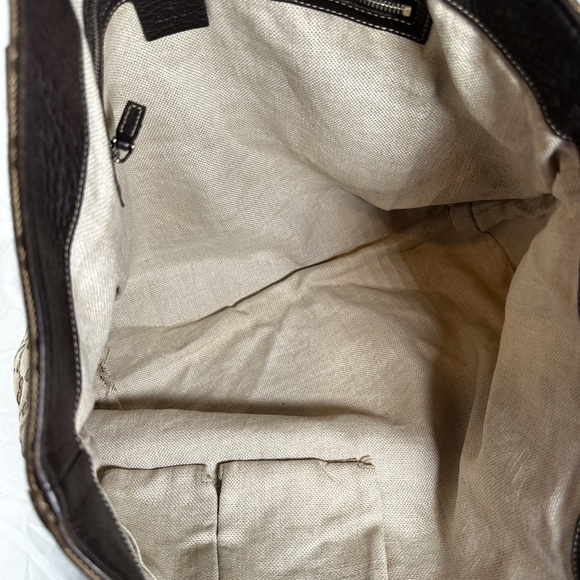 authentic Gucci beige/Brown GG canvas lcon Bit Tote Bag - Picture 10 of 13